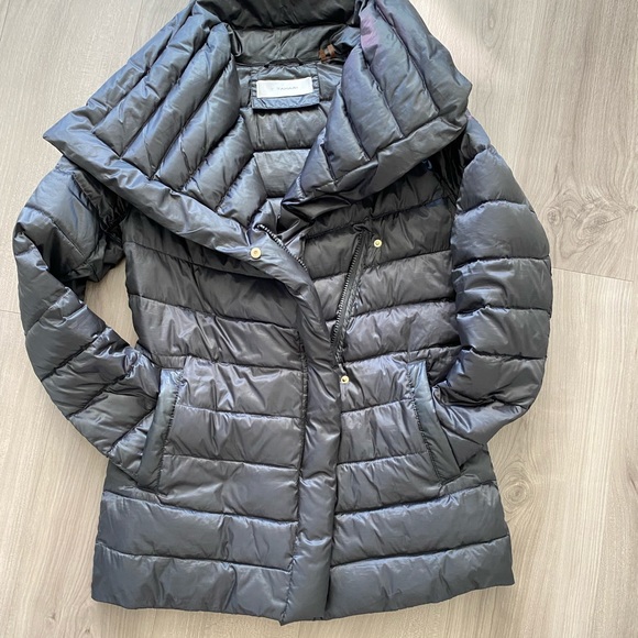 Tahari black down jacket size xs - Picture 2 of 9